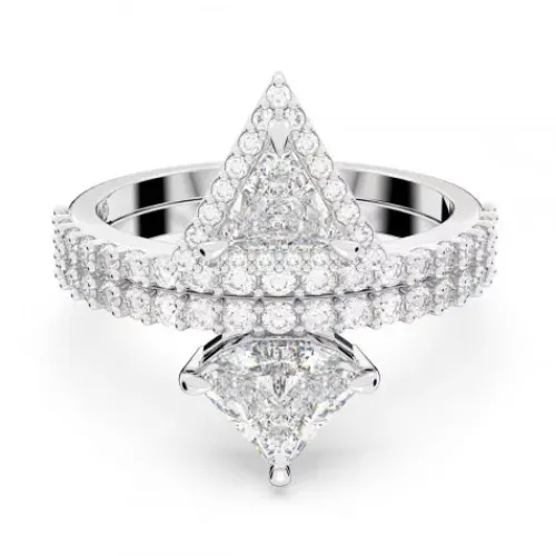 Swarovski Ringe-Ortyx Triangle Ring Silber