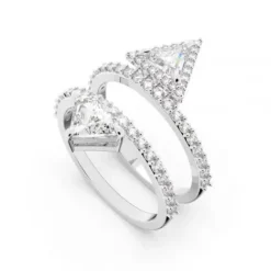 Swarovski Ringe-Ortyx Triangle Ring Silber