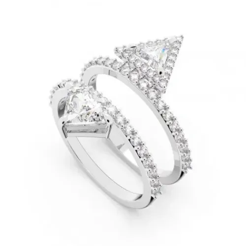 Swarovski Ringe-Ortyx Triangle Ring Silber
