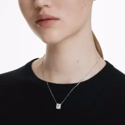 Swarovski Halsketten-Stilla Halskette Oktagon Schliff Weiss - 5693405