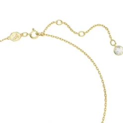 Swarovski Halsketten-Stilla Halskette Tropfenschliff Grün Gold - 5648751