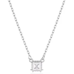 Swarovski Halsketten-Stilla Halskette Kissenschliff Weiss - 5701903