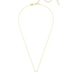 Swarovski Halsketten-Stilla Halskette Kissenschliff Weiss Gold - 5693153