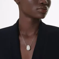 Swarovski Halsketten-Sublima Halskette Rundschliff Weiss - 5697190