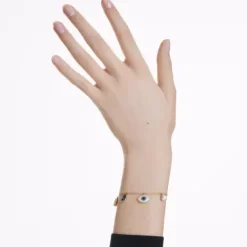 Swarovski Armbänder-Symbolica Armband Glücksklee Evil Eye und Hufeisen Blau Gold - 5692162