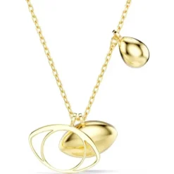 Swarovski Halsketten-Symbolica Halskette Böser Blick Blau Gold - 5692178