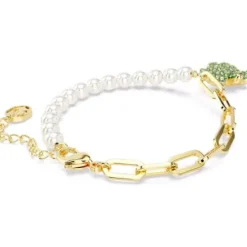Swarovski Armbänder-Teddy Armband Bär Grün Gold - 5669167