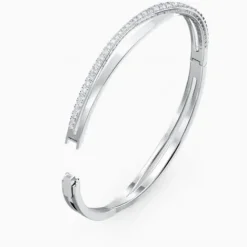 Swarovski Armbänder-Twist Armreif Weiss