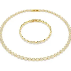 Swarovski Schmuck Set-Una Angelic Set Rundschliff Weiss Gold - 5720506