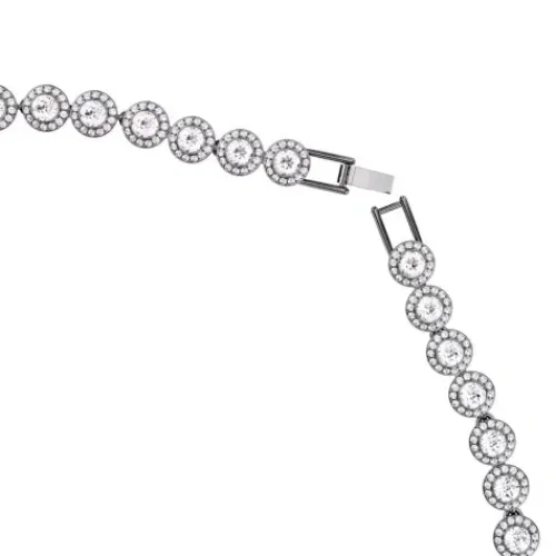 Swarovski Halsketten-Una Halskette Rundschliff Lang Weiss - 5681057