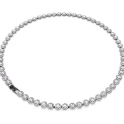 Swarovski Halsketten-Una Halskette Rundschliff Lang Weiss - 5681057