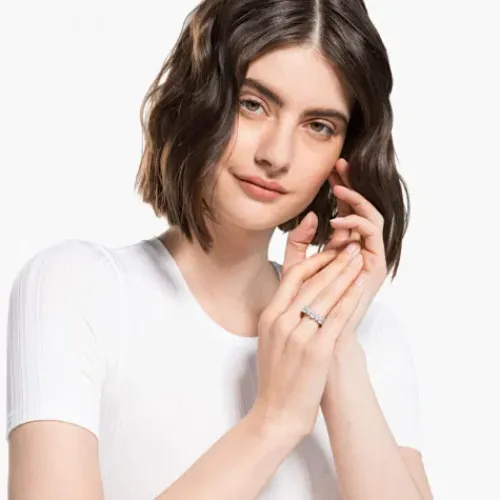 Swarovski Ringe-Vittore Pear Ring Silber