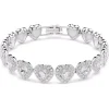 Swarovski (Kette mit) Herz-x Ariana Grande Tennis Armband Verschiedene Schliffe Herz Weiss Rhodiniert - 5720860