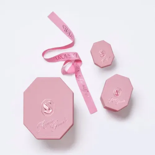 Swarovski (Kette mit) Herz-x Ariana Grande Set Verschiedene Schliffe Herz Weiss Rhodiniert - 5720849