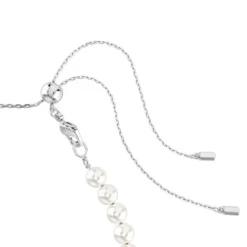 Swarovski (Kette mit) Herz-x Ariana Grande Tennis Choker Verschiedene Schliffe Herz Weiss Rhodiniert - 5720861