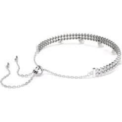 Swarovski Armbänder-x Ariana Grande Armband Kristallperle Rundschliff Weiss Rhodiniert - 5720870
