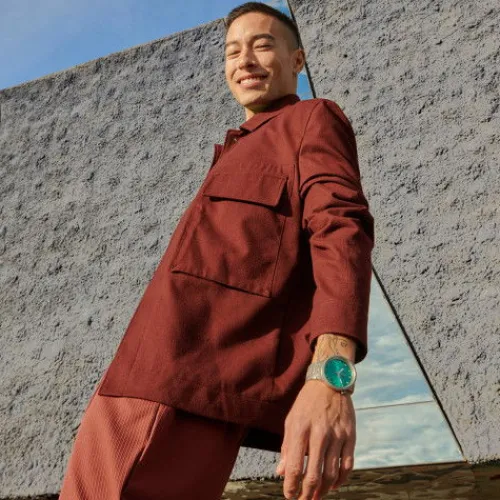 Swatch Metallarmband-Aqua Shimmer - SB07S100G