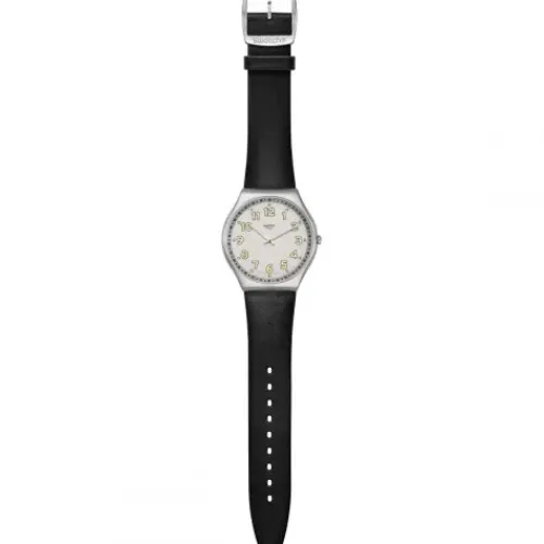 Swatch Lederarmband-Black Hepcat - SS07S134