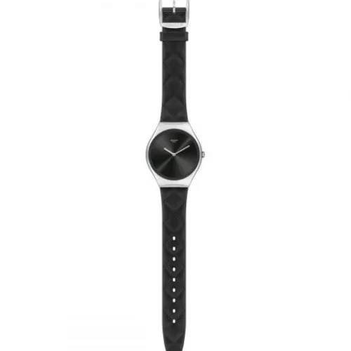 Swatch Armbanduhren-Black Quilted - SYXS136