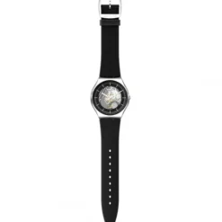 Swatch Lederarmband-Black Skeleton - SS07S115