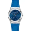Swatch Lederarmband-Blue Petal Promise - YLS235