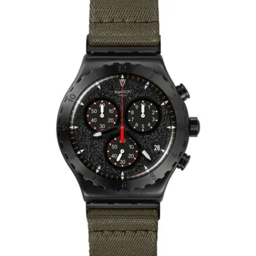 Swatch Textilarmband (Nato)-by the Bonfire - YVB416