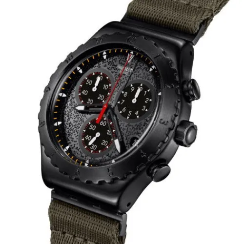 Swatch Textilarmband (Nato)-by the Bonfire - YVB416