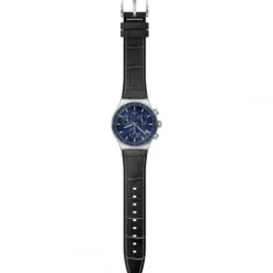 Swatch Lederarmband-Cobalt Lagoon - YVS496