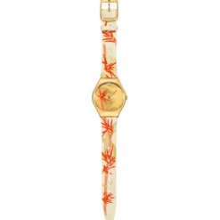 Swatch Textilarmband (Nato)-Golden Red Bamboo - SYXZ105