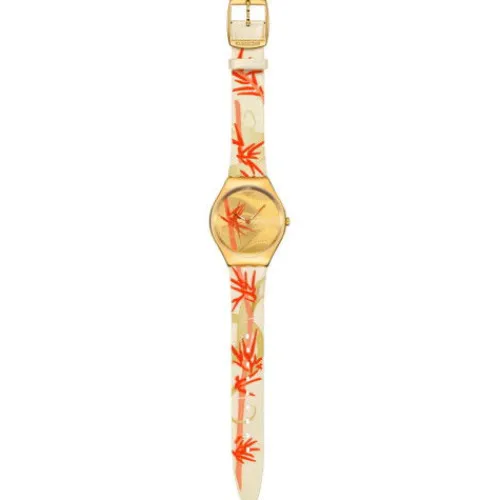 Swatch Textilarmband (Nato)-Golden Red Bamboo - SYXZ105