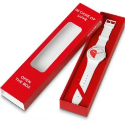 Swatch Armbanduhren-Half <3 Red - SO29Z113