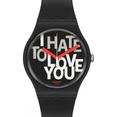 Swatch Silikonarmband-Hate 2 Love - SUOB185