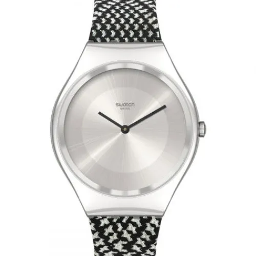 Swatch Textilarmband (Nato)-Irony Black'n'White - SYXS142