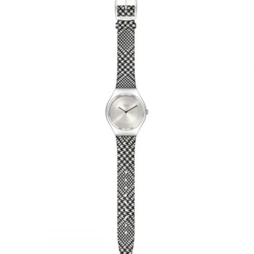 Swatch Textilarmband (Nato)-Irony Black'n'White - SYXS142