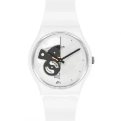 Swatch Armbanduhren-Live Time White - SO31W101