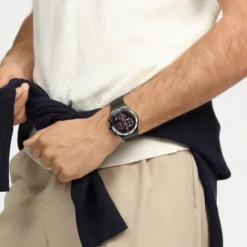 Swatch Silikonarmband-Magenta at Night - YVB413