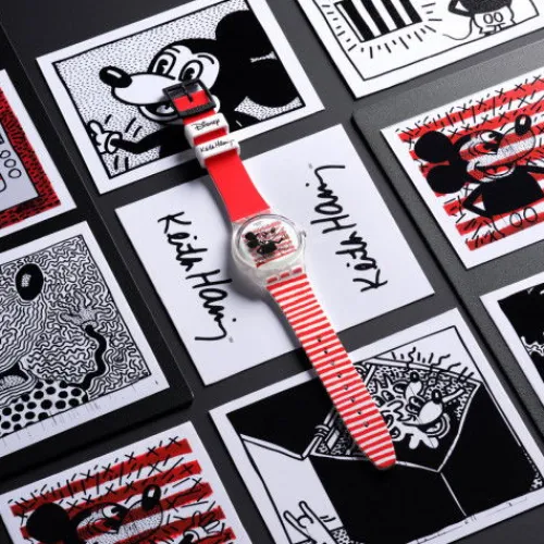 Swatch Silikonarmband-Mouse Marinière - GZ352