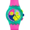 Swatch Silikonarmband-Neon Flash Arrow - SUSG408