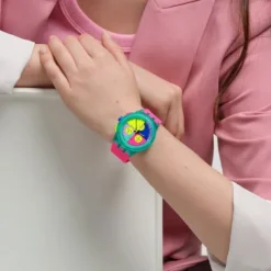 Swatch Silikonarmband-Neon Flash Arrow - SUSG408