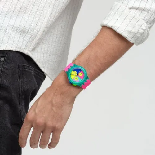 Swatch Silikonarmband-Neon Flash Arrow - SUSG408