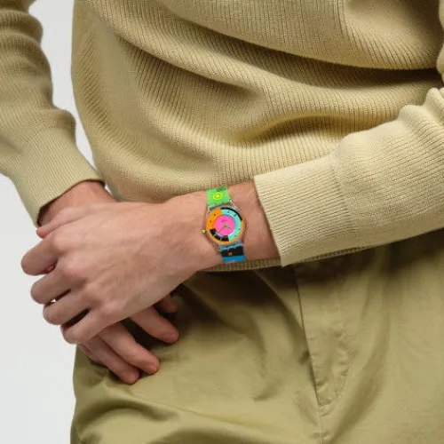 Swatch Silikonarmband-Neon Hot Racer - SS08K119