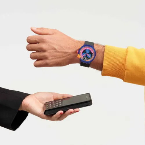 Swatch Silikonarmband-Neon Party to The Max Pay! - SB06N101-5300