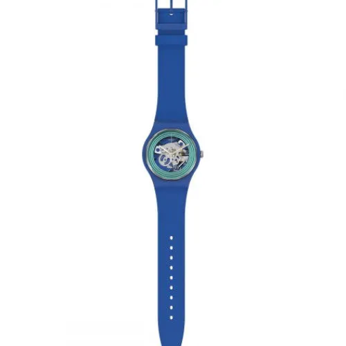 Swatch Silikonarmband-One More Thing Blue Rings - SO29N104