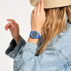 Swatch Silikonarmband-One More Thing Blue Rings - SO29N104