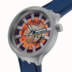 Swatch Silikonarmband-Orange in The Works - SB07S114