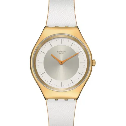 Swatch Lederarmband-Pearl Gleam - SYXG128