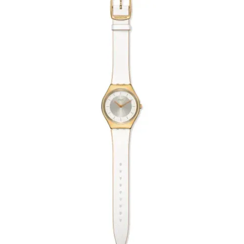 Swatch Lederarmband-Pearl Gleam - SYXG128