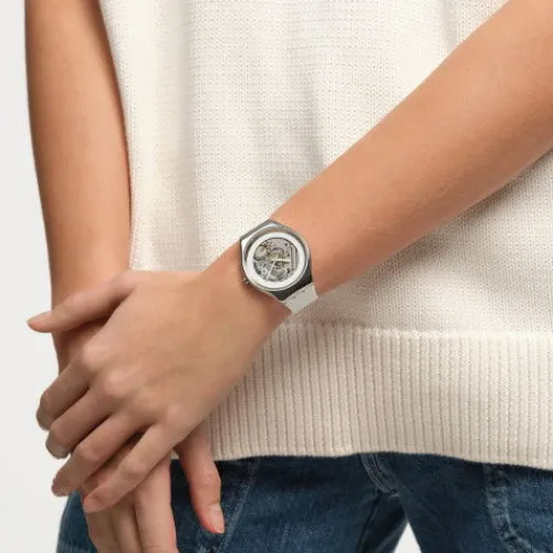 Swatch Silikonarmband-Pure White Irony - SYXS138