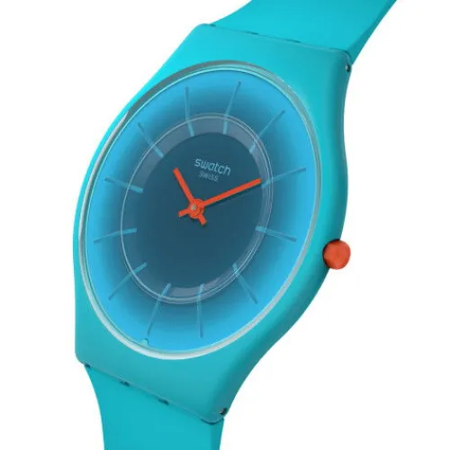 Swatch Silikonarmband-Radiantly Teal - SS08N114