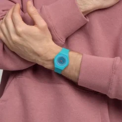 Swatch Silikonarmband-Radiantly Teal - SS08N114